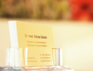 Visitenkarten Dr. med. Nikola Seidel